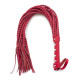 Флогер натуральна шкіра DS Fetish Leather flogger red, 77 см