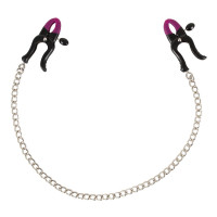 Затискачі для сосків Bad Kitty Silicone Nipple Clamps Сріблясті Затискачі для сосків Bad Kitty Silicone Nipple Clamps Сріблясті
