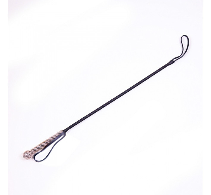 Батіг з діамантами DS Fetish Whip diamond pink 73 см