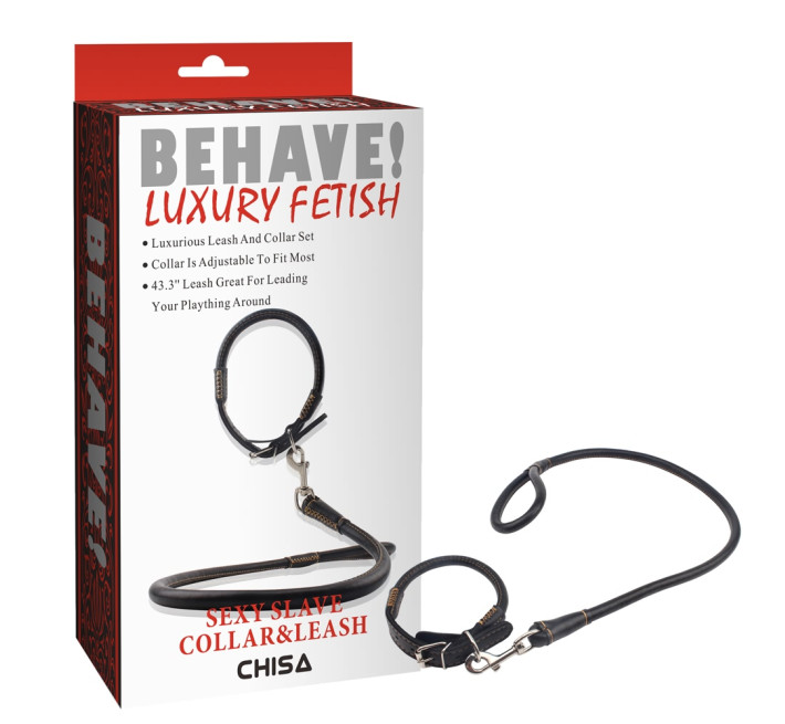 Нашийник і повідець Chisa Sexy Slave Collar and Leash