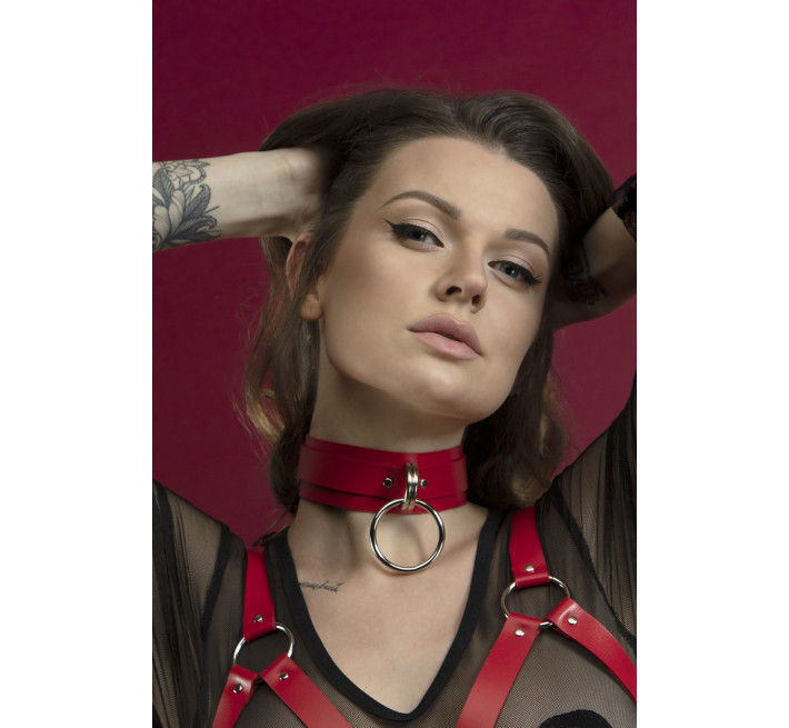 Чокер Feral Feelings Collar червоний