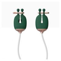 Затискачі для сосків з вібрацією Qingnan No.2 Vibrating Nipple Clamps Green