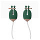 Затискачі для сосків з вібрацією Qingnan No.2 Vibrating Nipple Clamps Green