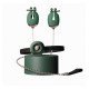 Затискачі для сосків з вібрацією Qingnan No.2 Vibrating Nipple Clamps Green