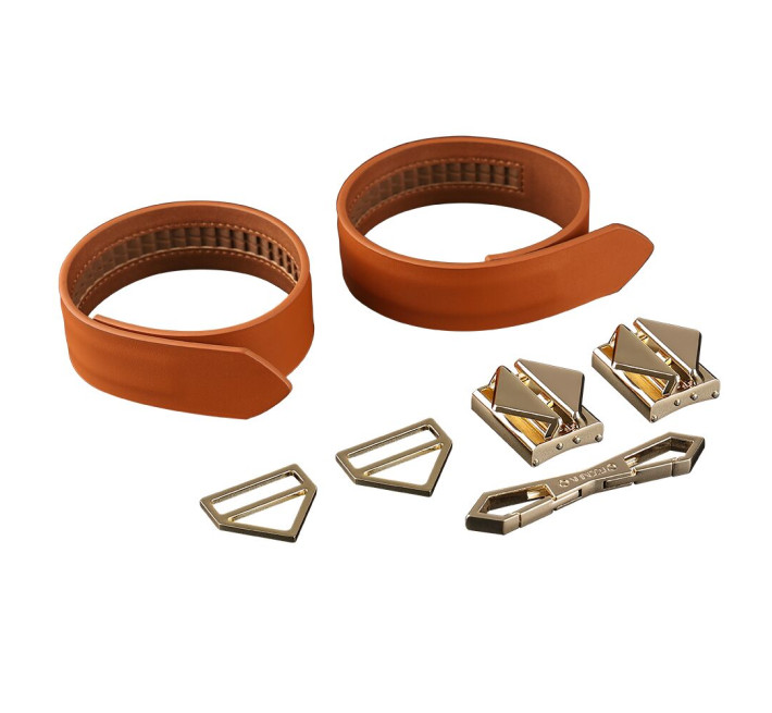 Наручники LOCKINK Wristcuffs/Anklecuffs Brown Set