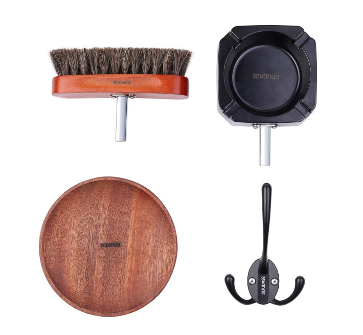 Набір для домінування LOCKINK SEVANDA Objectification Human Furniture Set, маска та 4 насадки