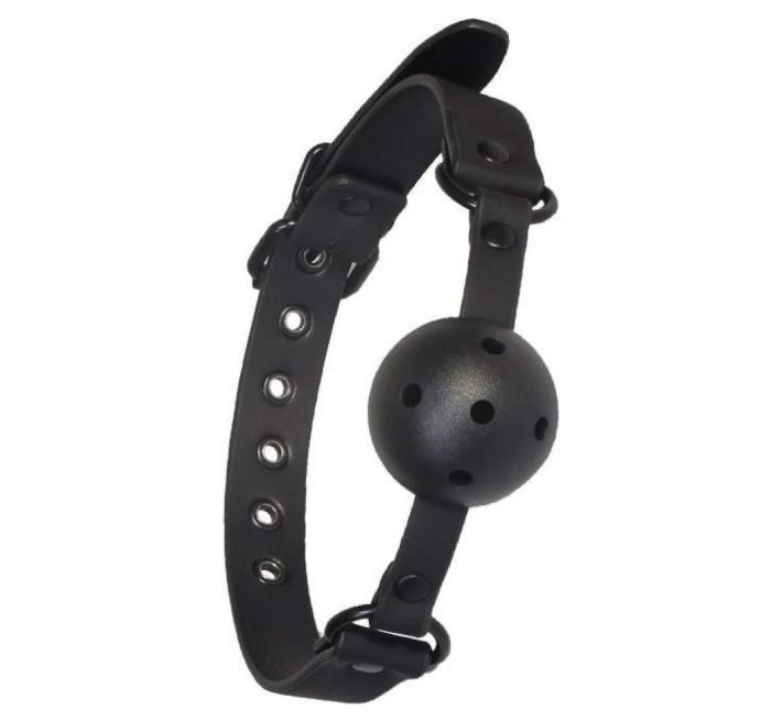 Кляп Dreamtoys Blaze Ball Gag With Painting Edge Чорний