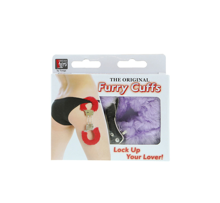 Наручники Dreamtoys Metal Handcuff with Plush Бузкові