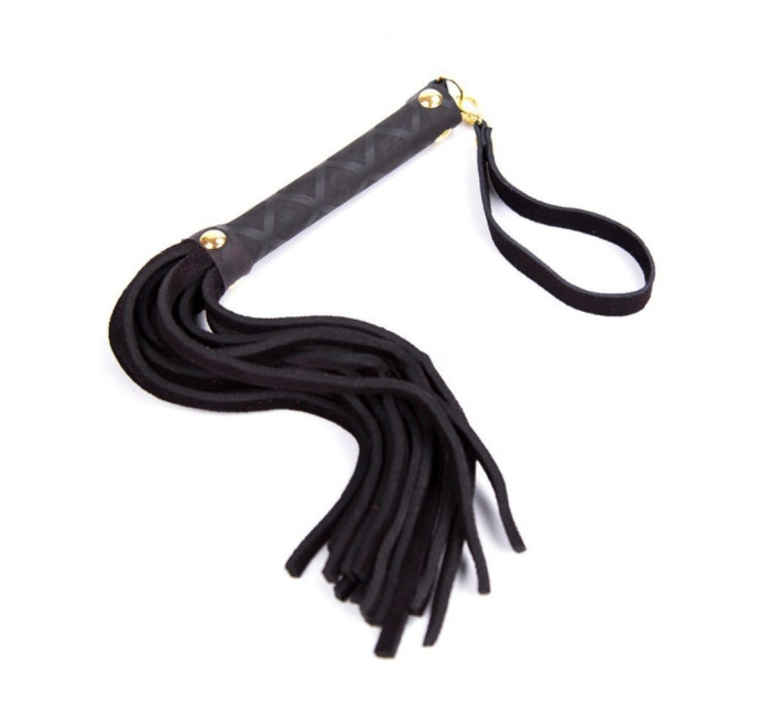 Флоггер DS Fetish Leather flogger S black 27 см