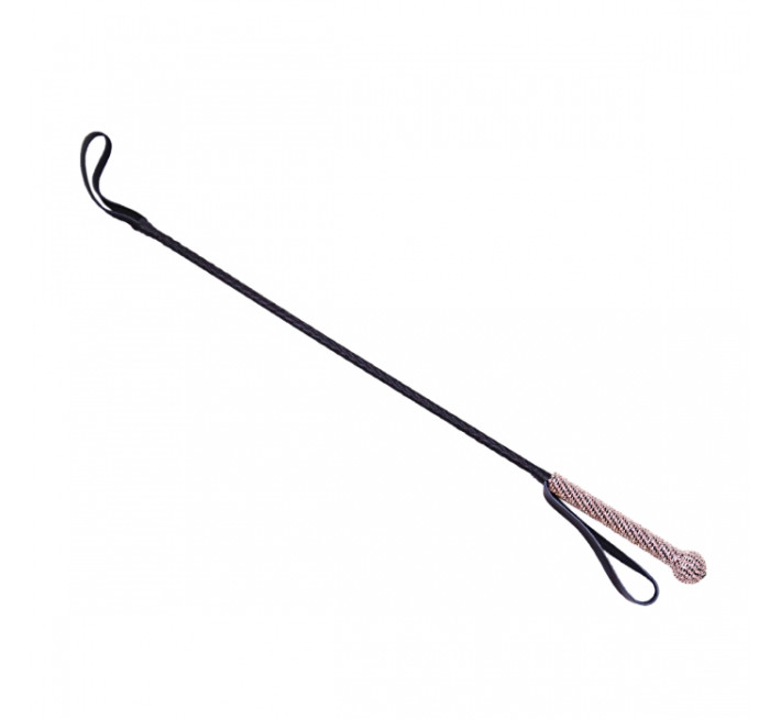 Батіг з діамантами DS Fetish Whip diamond pink 73 см