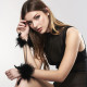 Пушистые наручники Bijoux Indiscrets Za za zu - feahter handcuffs