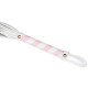Флоггер Liebe Seele White & Pink Leather Flogger