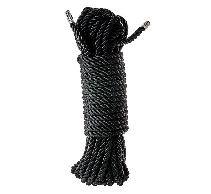 Мотузка для бондажу Dreamtoys Blaze Deluxe Bondage Rope 10 м Чорна