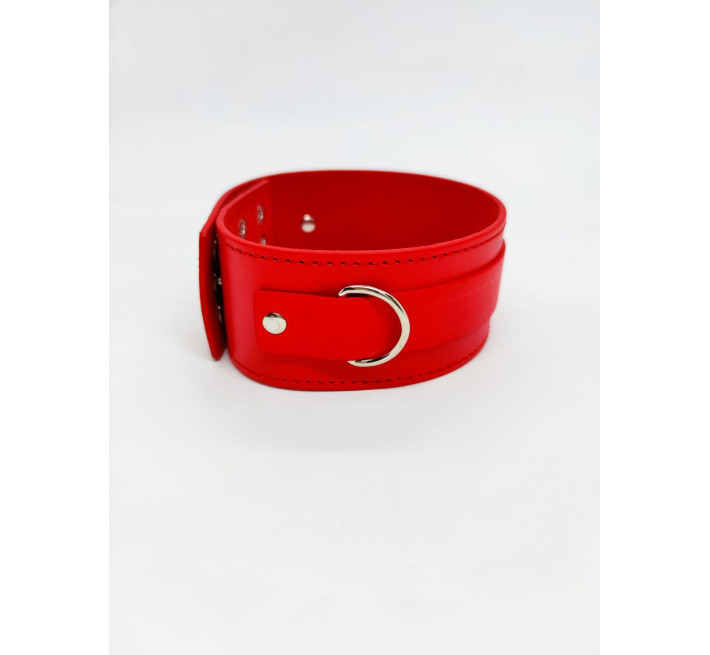Нашийник з повідцем DS Fetish Collar with leash metal Червоний