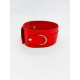 Нашийник з повідцем DS Fetish Collar with leash metal Червоний