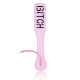 Шльопалка овальна з написом Bitch PADDLE, рожева, 31,5 см