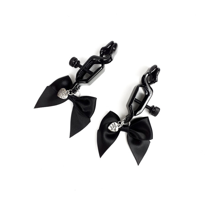 Затискачі для сосків Art of Sex Nipple clamps Black Bow