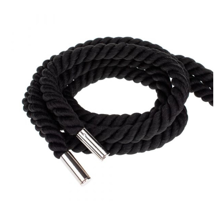 Мотузка для бондажу sLash Premium Silky, 3 м, Black
