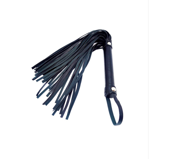 Флоггер екошкіра L DS Fetish Flogger чорний 39 см