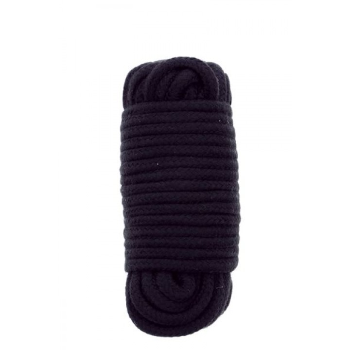 Мотузка для бондажу Dreamtoys Bondx Love Rope 10 м Чорна