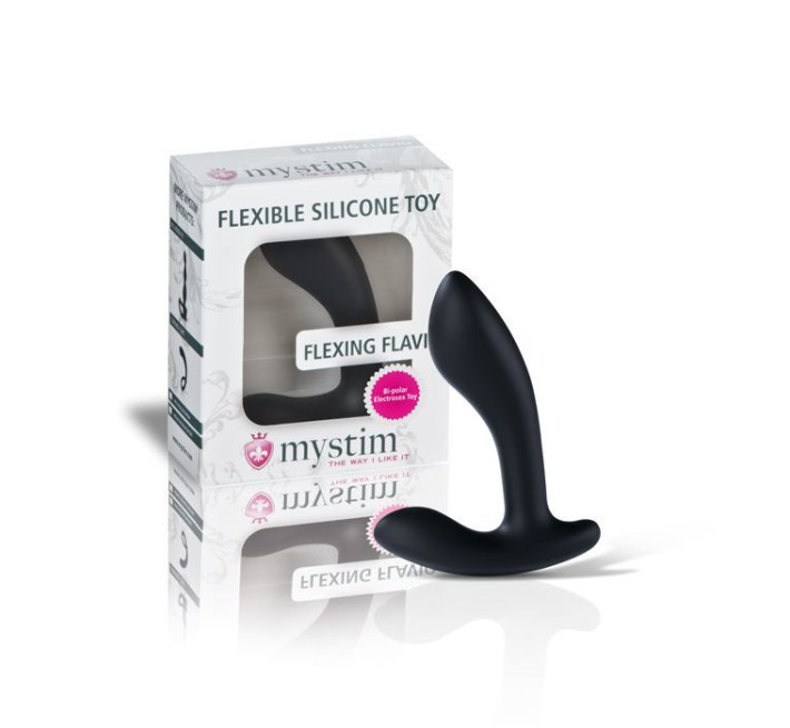 Массажер простаты Mystim Flexing Flavio с моделированием формы для электростимулятора