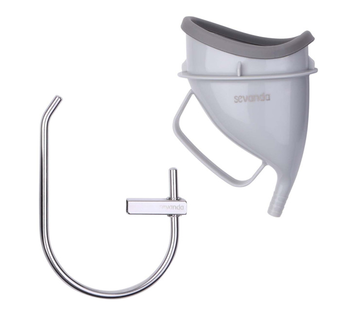 Набір для домінування LOCKINK SEVANDA Objectification Bathroom Set, маска та 4 насадки