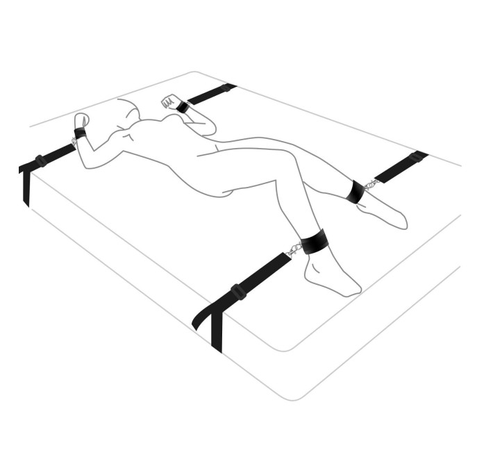 Розтяжка на ліжко Art of Sex BDSM No pain - No game