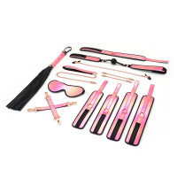 БДСМ-набір Liebe Seele Vivid Sakura 8 Pieces Set, 8 аксесуарів, екошкіра на оксамитовій основі БДСМ-набір Liebe Seele Vivid Sakura 8 Pieces Set, 8 аксесуарів, екошкіра на оксамитовій основі