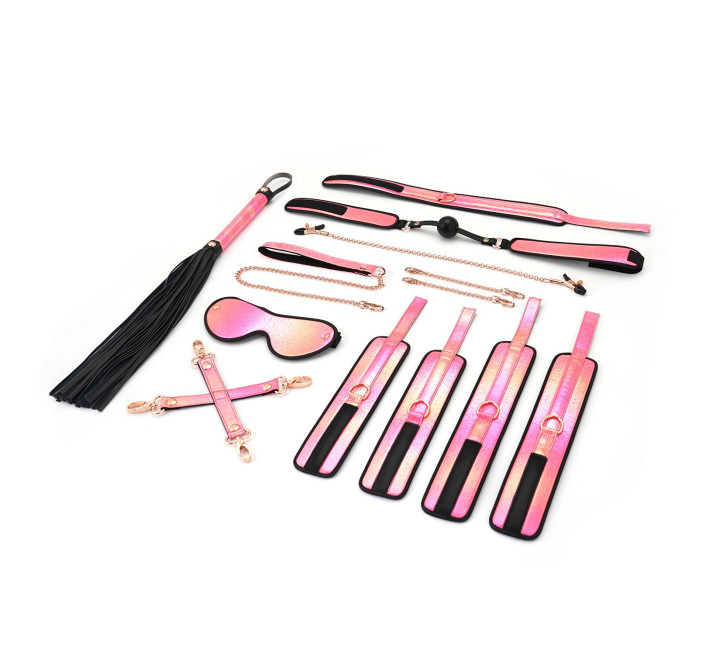 БДСМ-набор Liebe Seele Vivid Sakura 8 Pieces Set, 8 аксессуаров, экокожа на бархатной основе