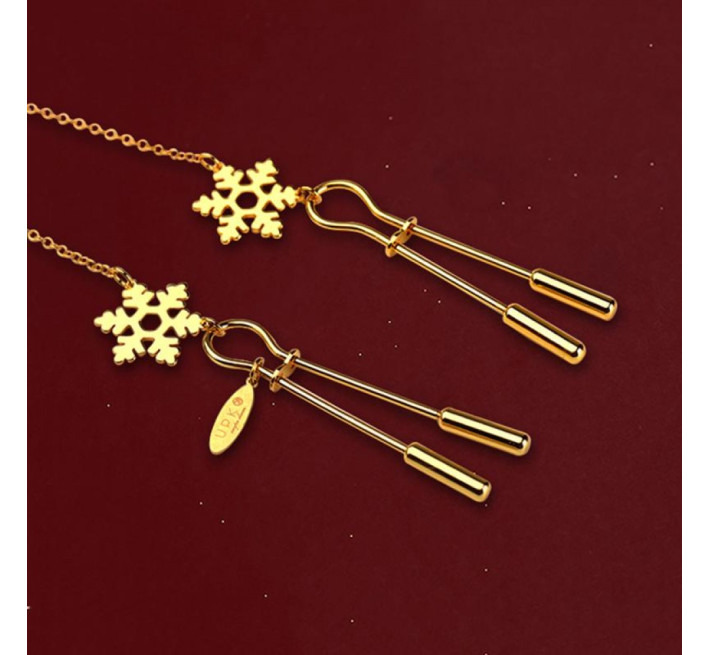 Зажимы на соски UPKO Снежинки