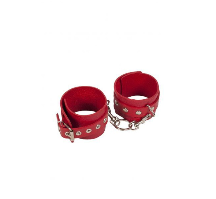 Наручники sLash Leather Restraints Hand Cuffs 2, Red