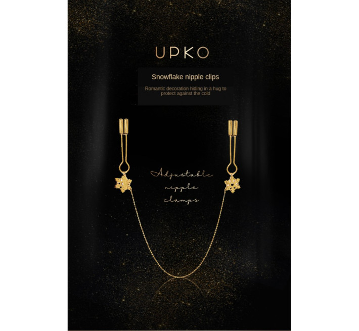 Зажимы на соски UPKO Снежинки