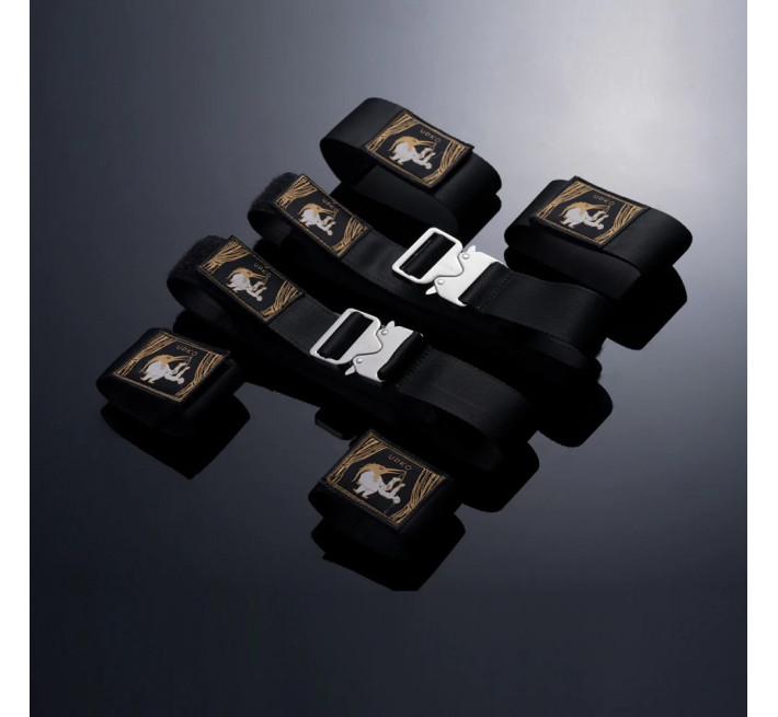 Система фиксации к стулу UPKO с ремнями и манжетами Черная