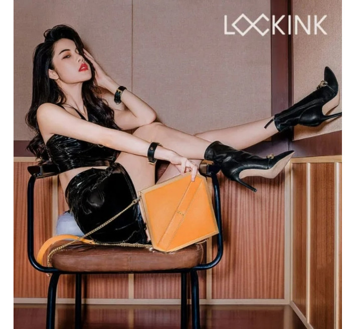 Бондажный набор в сумке 4 предмета Lockink Коричневый