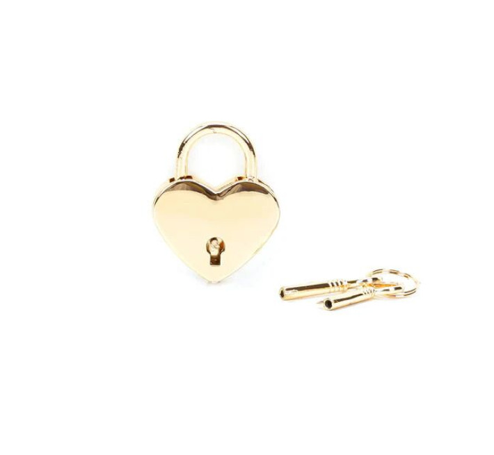 Замочек Liebe Seele Heart Shape Padlock Gold (2 шт)