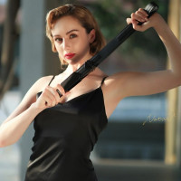 Ремінь з регульованою довжиною Lockink, натуральна шкіра та метал, чорний Ремінь з регульованою довжиною Lockink, натуральна шкіра та метал, чорний