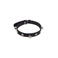 Нашийник sLash Leather Choker, Black