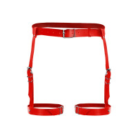 Сексуальні гартери Art of Sex - Gwen із натуральної шкіри, розмір XS-2XL, колір Червоний Сексуальні гартери Art of Sex - Gwen із натуральної шкіри, розмір XS-2XL, колір Червоний