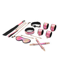 БДСМ-набір Liebe Seele Vivid Sakura 8 Pieces Set, 8 аксесуарів, екошкіра на оксамитовій основі БДСМ-набір Liebe Seele Vivid Sakura 8 Pieces Set, 8 аксесуарів, екошкіра на оксамитовій основі