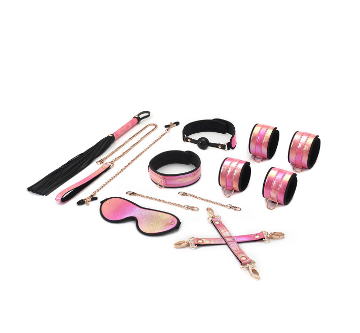 БДСМ-набор Liebe Seele Vivid Sakura 8 Pieces Set, 8 аксессуаров, экокожа на бархатной основе