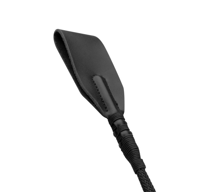 Шльопалка Bedroom Fantasies: Faux Leather Crop Whip, чорна
