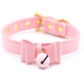 Чокер з дзвіночком DS Fetish Collar pink with bell