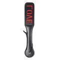Шлепалка овальная с надписью LOVE PADDLE, черная, 31,5см