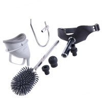 Набір для домінування LOCKINK SEVANDA Objectification Bathroom Set, маска та 4 насадки Набір для домінування LOCKINK SEVANDA Objectification Bathroom Set, маска та 4 насадки