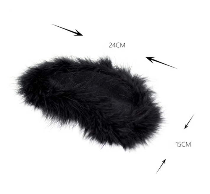 Маска на очі DS Fetish Feather blindfold black