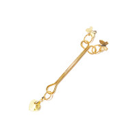 Затискач для клітора Art of Sex - Clit Clamp Butterfly, золото Затискач для клітора Art of Sex - Clit Clamp Butterfly, золото