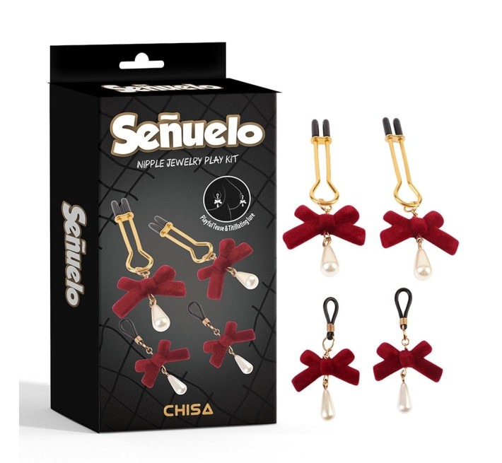 Затискачі на соски Chisa Nipple Jewelry Play Kit-Senuelo