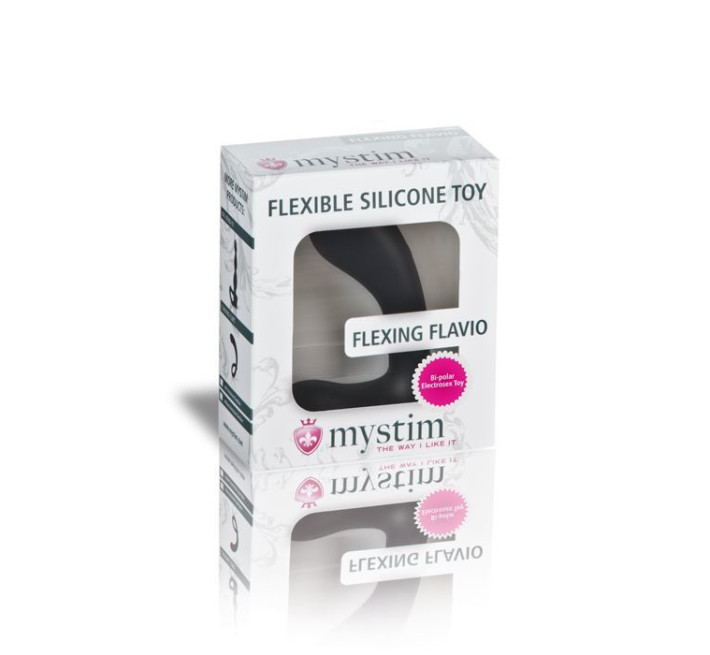 Массажер простаты Mystim Flexing Flavio с моделированием формы для электростимулятора