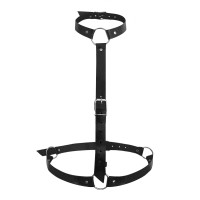 Портупея жіноча Art of Sex - Debbi, натуральна шкіра, розмір XS-2XL, колір чорний Портупея жіноча Art of Sex - Debbi, натуральна шкіра, розмір XS-2XL, колір чорний