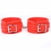 Силіконові наручники DS Fetish Silicone hand cuff red